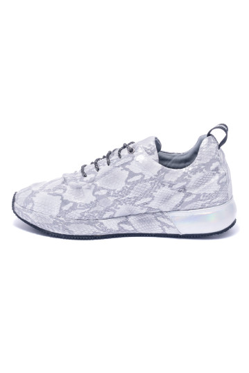 Кроссовки женские Welfare 0052-9002 490534 SILVERY PRINTED STN LTHR