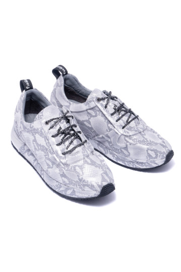 Кроссовки женские Welfare 0052-9002 490534 SILVERY PRINTED STN LTHR
