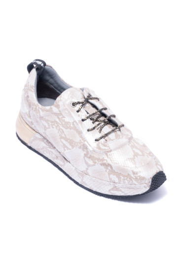 Кросівки жіночі  Welfare 0052-9002 491533 GOLD PRINTED STN LTHR