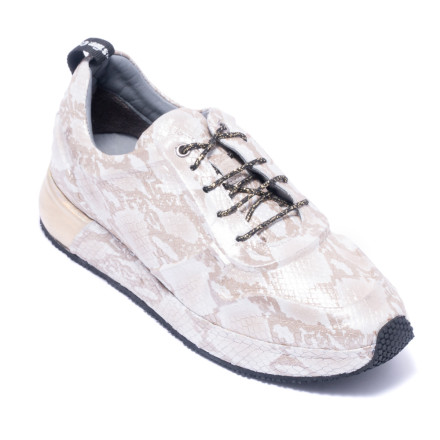 Кросівки жіночі  Welfare 0052-9002 491533 GOLD PRINTED STN LTHR