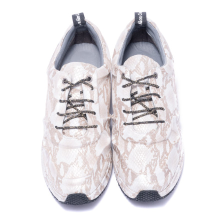 Кросівки жіночі  Welfare 0052-9002 491533 GOLD PRINTED STN LTHR