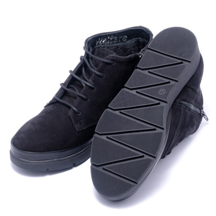Черевики жіночі Welfare 0106-4003 221 BLACK NUBUCK