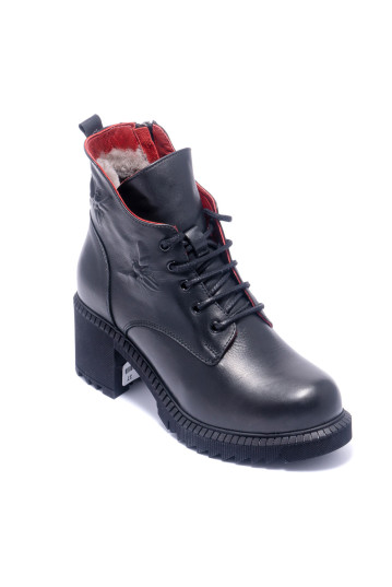 Черевики жіночі Welfare 0179-2701 KRK 910 BLACK LEATHER