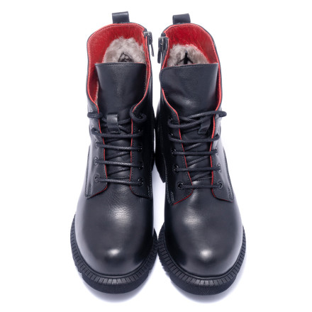 Черевики жіночі Welfare 0179-2701 KRK 910 BLACK LEATHER