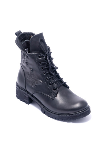 Черевики жіночі Welfare 0179-2805 621 BLACK LEATHER