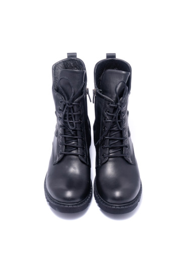 Ботинки женские Welfare 0179-2805 621 BLACK LEATHER