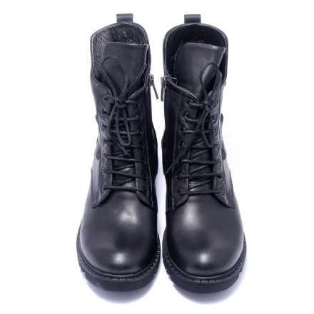 Черевики жіночі Welfare 0179-2805 621 BLACK LEATHER