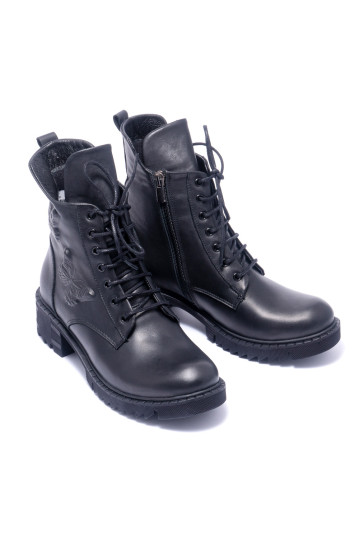 Ботинки женские Welfare 0179-2805 621 BLACK LEATHER
