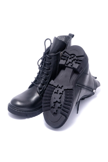 Ботинки женские Welfare 0179-2805 621 BLACK LEATHER