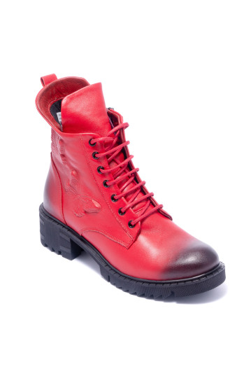 Черевики жіночі Welfare 0179-2805 965 RED LEATHER