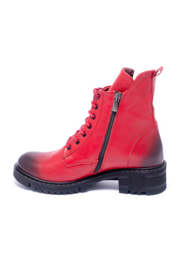 Ботинки женские Welfare 0179-2805 965 RED LEATHER