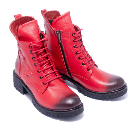 Черевики жіночі Welfare 0179-2805 965 RED LEATHER