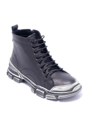 Черевики жіночі Welfare 0226-1920 BLACK LEATHER SYH BOYALI TBN