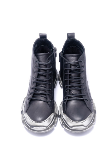Черевики жіночі Welfare 0226-1920 BLACK LEATHER SYH BOYALI TBN