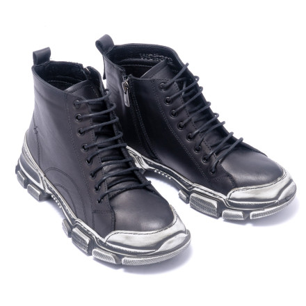 Черевики жіночі Welfare 0226-1920 BLACK LEATHER SYH BOYALI TBN