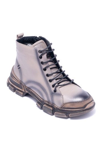 Черевики жіночі Welfare 0226-1920 MINK LEATHER KREP TBN