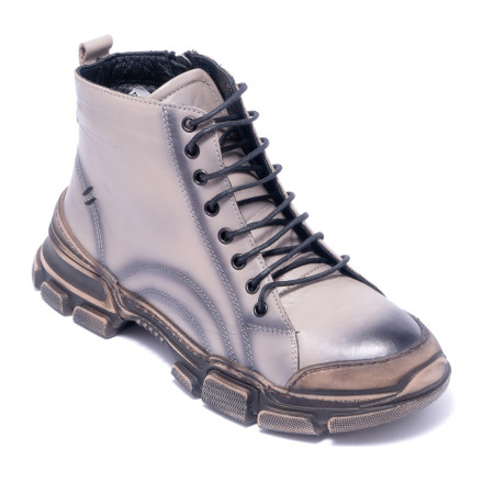 Черевики жіночі Welfare 0226-1920 MINK LEATHER KREP TBN