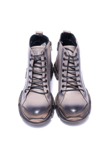 Черевики жіночі Welfare 0226-1920 MINK LEATHER KREP TBN