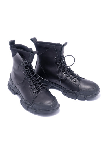 Черевики жіночі Welfare 0226-1921 BLACK LEATHER