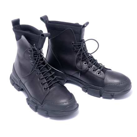 Черевики жіночі Welfare 0226-1921 BLACK LEATHER