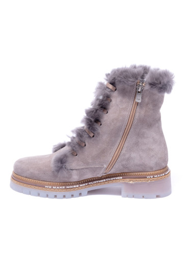 Ботинки женские Welfare 0413-20116 KRK R026.TR050 MINK SUEDE ICE TBN