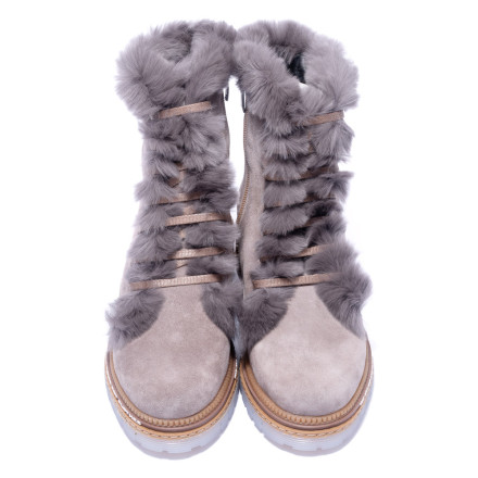 Черевики жіночі Welfare 0413-20116 KRK R026.TR050 MINK SUEDE ICE TBN