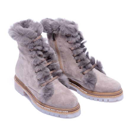 Черевики жіночі Welfare 0413-20116 KRK R026.TR050 MINK SUEDE ICE TBN