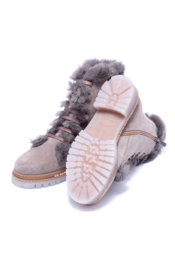 Ботинки женские Welfare 0413-20116 KRK R026.TR050 MINK SUEDE ICE TBN