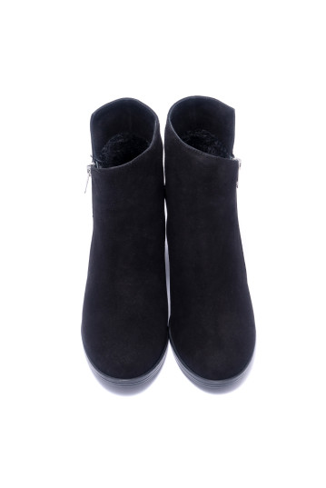 Ботинки женские Welfare 0435-877-29 41 BLACK SUEDE