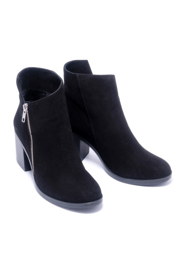 Ботинки женские Welfare 0435-877-29 41 BLACK SUEDE