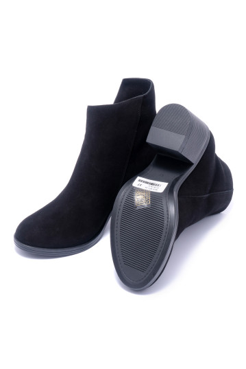 Ботинки женские Welfare 0435-877-29 41 BLACK SUEDE