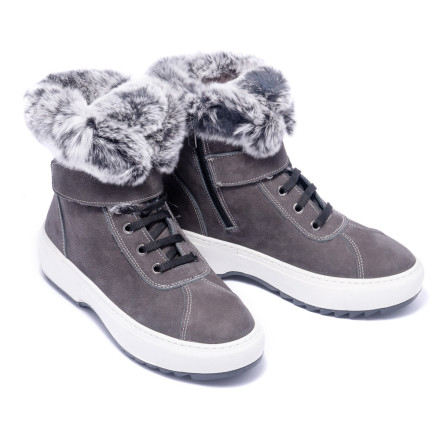 Черевики жіночі Welfare 0445-1910 KR 25 GREY NUBUCK