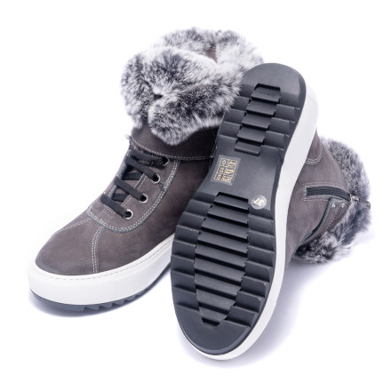 Черевики жіночі Welfare 0445-1910 KR 25 GREY NUBUCK
