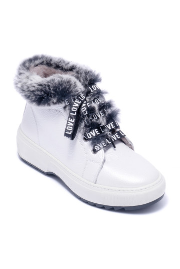 Черевики жіночі Welfare 0445-201902KR 36 WHITE PEARL FLOTER