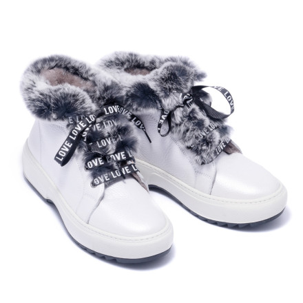 Черевики жіночі Welfare 0445-201902KR 36 WHITE PEARL FLOTER