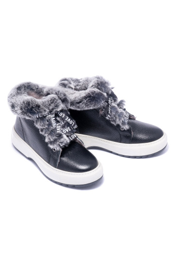 Ботинки женские Welfare 0445-201902KR 77 BLACK FLOTER