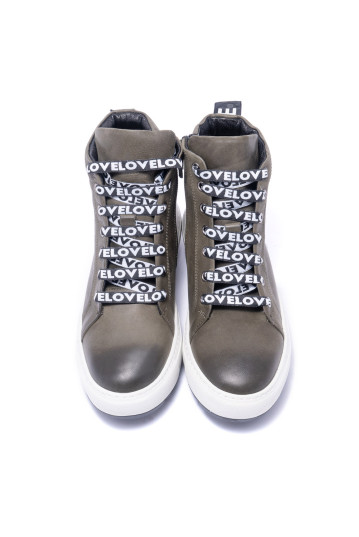 Ботинки женские Welfare 0445-201903YN 88 KHAKI LEATHER