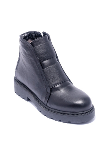 Черевики жіночі Welfare 0445-201986 KR 01 BLACK LEATHER