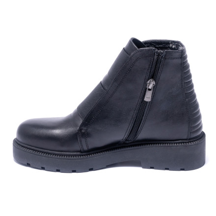 Черевики жіночі Welfare 0445-201986 KR 01 BLACK LEATHER