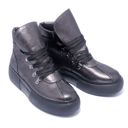 Черевики жіночі Welfare 0606-1059 245 SMOKED SATIN LEATHER