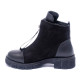 Черевики жіночі Welfare 0618-7054 KRK 01.82 BLACK LEATHER BLACK NUBUCK