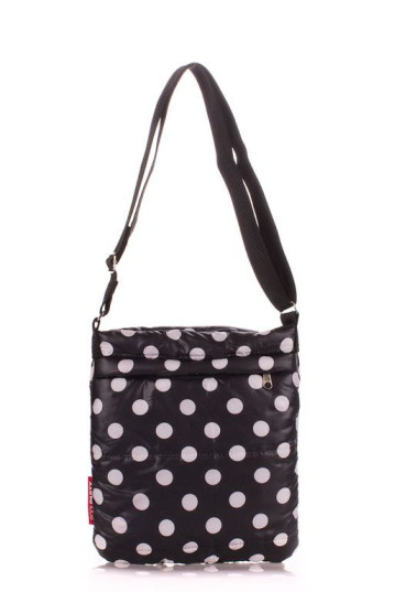 Жіноча сумка POOLPARTY pool-59-black-dots