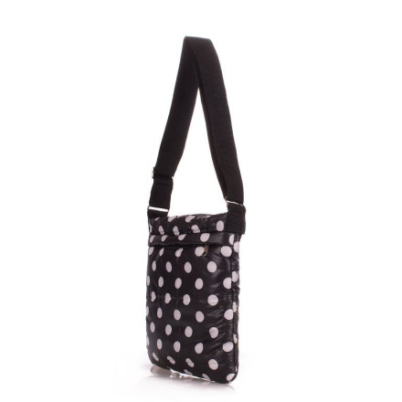 Жіноча сумка POOLPARTY pool-59-black-dots
