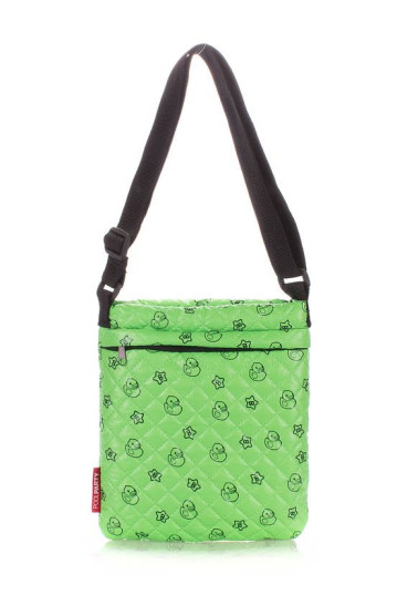 Жіноча сумка POOLPARTY pool-59-ducks-green