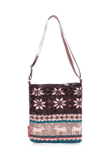 Жіноча сумка POOLPARTY pool-59-brown-deer