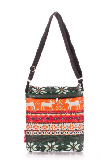 Жіноча сумка POOLPARTY pool-59-orange-deer