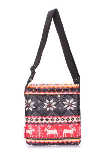 Жіноча сумка POOLPARTY pool-59-black-red