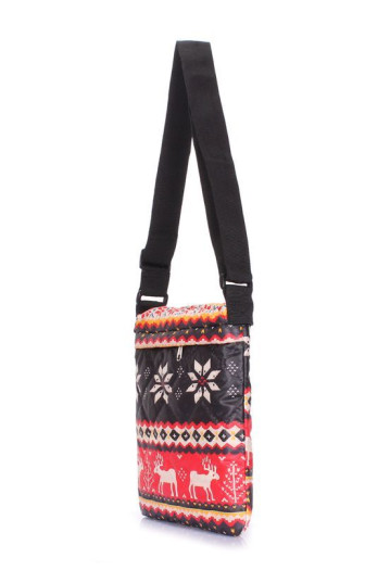 Жіноча сумка POOLPARTY pool-59-black-red