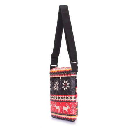 Жіноча сумка POOLPARTY pool-59-black-red