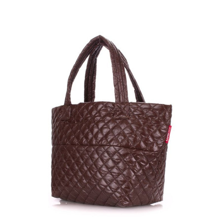 Жіноча сумка POOLPARTY broadway-quilted-brown